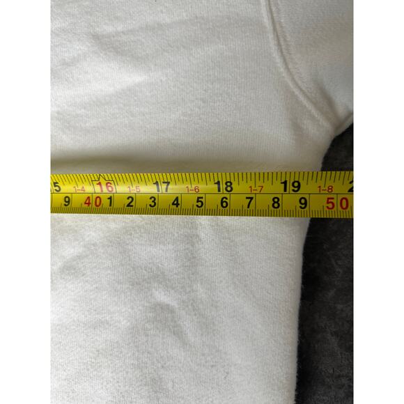 Aritzia TNA Sweatfleece Cozy XS Honey White Crewneck Pullover - Picture 5 of 6